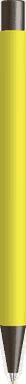 UMA STRAIGHT soft touch Druckbleistift - Gelb