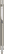 UMA STRAIGHT chroom vulpotlood - Stainless steel