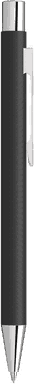 UMA STRAIGHT Chrom-Druckbleistift - Schwarz