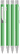 UMA STRAIGHT chroom vulpotlood - Dark green