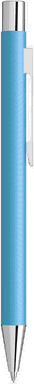 UMA STRAIGHT Chrom-Druckbleistift - Hellblau