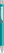 UMA STRAIGHT chroom vulpotlood - Turquoise