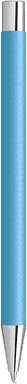 UMA STRAIGHT Chrom-Druckbleistift - Hellblau