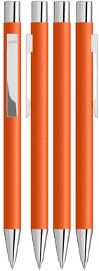 UMA STRAIGHT Chrom-Druckbleistift - Orange