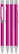 UMA STRAIGHT chroom vulpotlood - Magenta