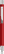 UMA STRAIGHT chroom vulpotlood - Red