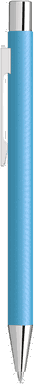 UMA STRAIGHT Chrom-Druckbleistift - Hellblau
