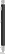 UMA STRAIGHT chroom vulpotlood - Black