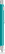 UMA STRAIGHT chroom vulpotlood - Turquoise
