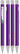 UMA STRAIGHT chroom vulpotlood - Purple
