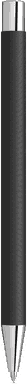 UMA STRAIGHT Chrom-Druckbleistift - Schwarz