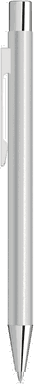UMA STRAIGHT Chrom-Druckbleistift - Silber