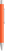UMA PYRA metalen soft touch balpen - Orange