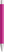 UMA PYRA metalen soft touch balpen - Magenta