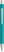 UMA PYRA metalen soft touch balpen - Turquoise