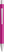 UMA PYRA metalen soft touch balpen - Magenta