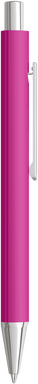 UMA PYRA kulspetspenna i metall med soft touch-yta - Magenta