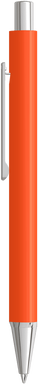 UMA PYRA kulspetspenna i metall med soft touch-yta - Orange