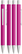 UMA PYRA metalen soft touch balpen - Magenta