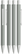UMA PYRA metalen soft touch balpen - Grey