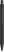 UMA PYRA metalen soft touch balpen all black - Black