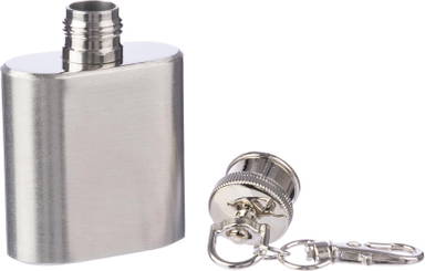 Mini RVS heupfles 30 ml - Zilver