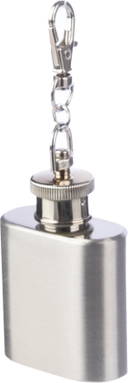Mini RVS heupfles 30 ml - Zilver