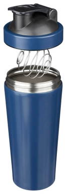 Gerecycled roestvrijstalen enkelwandige shaker 750 ml - Kobaltblauw