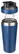 Gerecycled roestvrijstalen enkelwandige shaker 750 ml - Kobaltblauw
