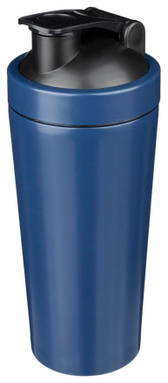 Gerecycled roestvrijstalen enkelwandige shaker 750 ml - Kobaltblauw