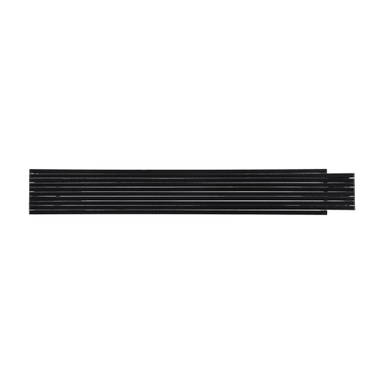 Stabila 700 zwarte houten vouwmeter - Zwart