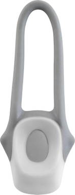 Silicone bicycle light - White