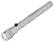 Aluminium zaklamp met 3 LED lampjes, magneet, telescoopfunctie en flexibele kop - Zilver