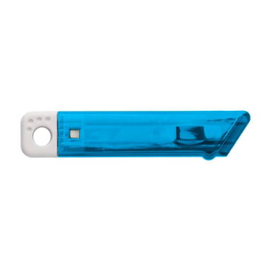 Transparenter Promotion-Cuttermesser - Hellblau