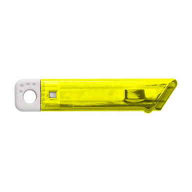 Transparenter Promotion-Cuttermesser - Gelb