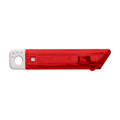 Transparenter Promotion-Cuttermesser - Rot