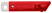 Transparant promotioneel afbreekmes - Rood