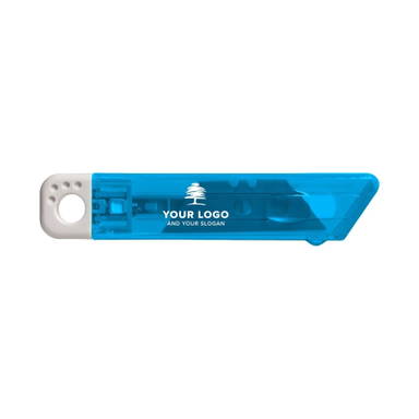 Transparenter Promotion-Cuttermesser - Hellblau