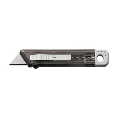 Transparenter Promotion-Cuttermesser - Schwarz