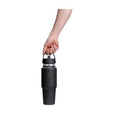 Hydro Flask Wide Mouth Travel Bottle with Flex Straw Cap 946 ml waterfles