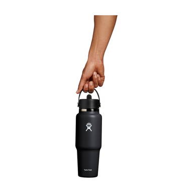 Hydro Flask Wide Mouth Travel Bottle with Flex Straw Cap 946 ml waterfles