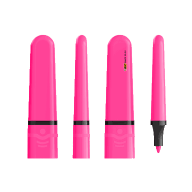 BIC Textmarker Flat - Rosa