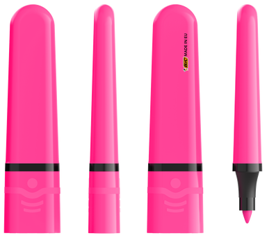 BIC Highlighter Flat - Rose