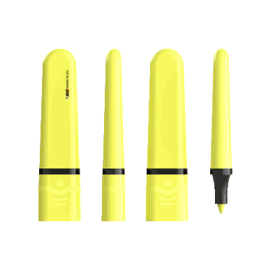 BIC Textmarker Flat - Gelb