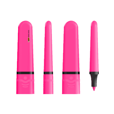 BIC Textmarker Flat - Rosa