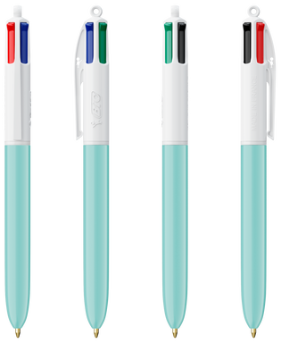 BIC 4 kleuren ECO balpen - MINT 565c