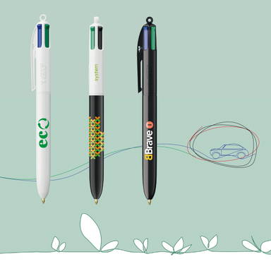 BIC 4 Colours ECO Ballpoint Pen - MINT 565c