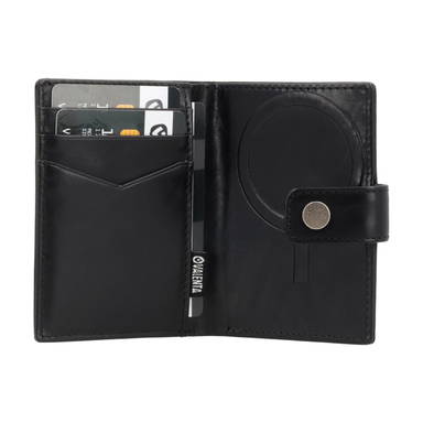 Valenta Card Wallet Leather MagSafe Luxe
