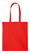 Katoenen tas zware kwaliteit | 155 grams | 38 x 42 cm - Rood