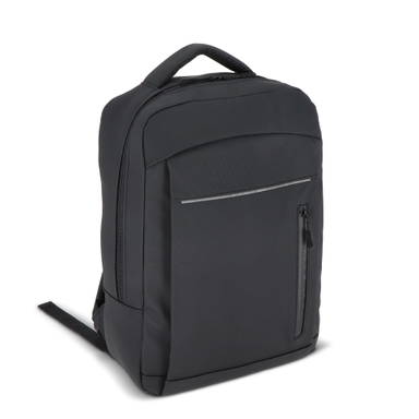 PU laptoprugzak 30 x 14 x 42 cm 15L - Zwart